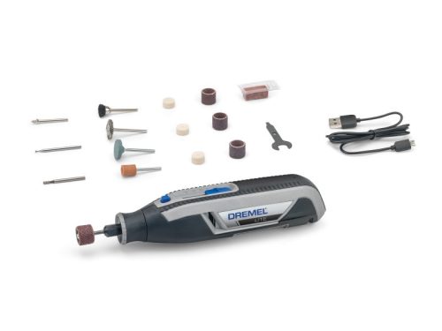DREMEL Lite Multifunkciós szerszám + 15 részes tartozékkészlet USB-vel tölthető 7760-15