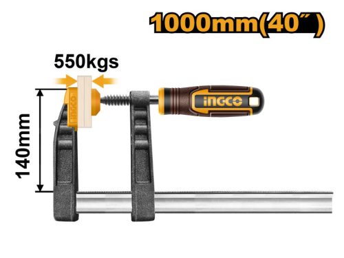 INGCO Gyorscsavarszorító 140 x 1000 mm