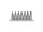 YATO Bit dugókulcs készlet 7 részes lyukas 5-ágú Torx 1/4" T10-T40 CrV