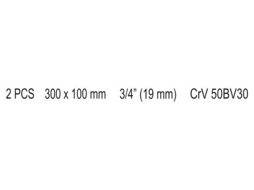 YATO L-alakú hajtókar 3/4" 300 x 100 mm CrV