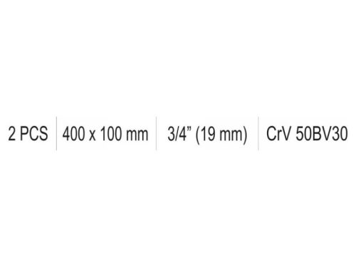 YATO L-alakú hajtókar 3/4" 400 x 100 mm CrV