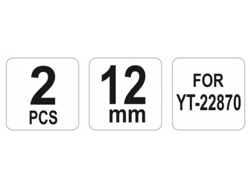 YATO Pótél hidraulikus betonvas vágóhoz YT-22870 (2 db)