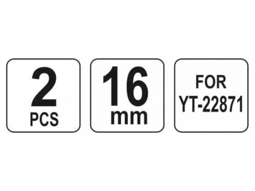 YATO Pótél hidraulikus betonvas vágóhoz YT-22871 (2 db)