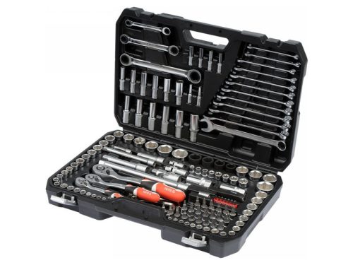 YATO Dugókulcs készlet 150 részes 1/4", 3/8", 1/2" CrV