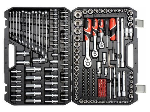 YATO Dugókulcs készlet 216 részes 1/4", 3/8", 1/2" CrV