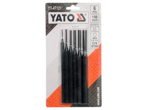 YATO Csapszegkiütő készlet 6 részes 150 mm