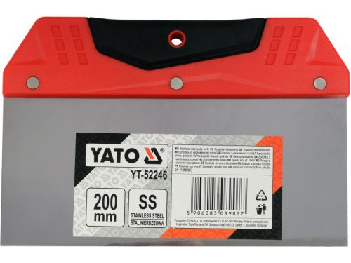 YATO Japán spakli 200 mm inox