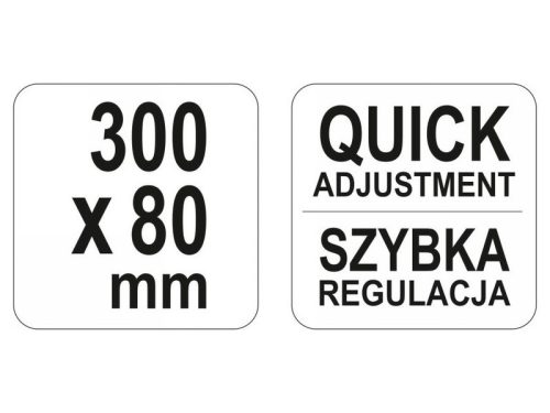 YATO Gyorscsavarszorító 300 x 80 mm nagy szorítóerővel