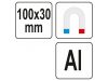 YATO Puha satu szorítópofa 100 x 30 mm (2 db)