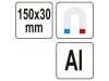 YATO Puha satu szorítópofa 150 x 30 mm (2 db)