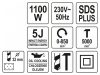 YATO Fúrókalapács SDS-Plus 5 J 1100 W