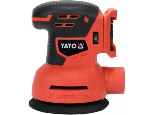 YATO Akkus excenter csiszoló 125 mm 18 V Li-Ion (akku és töltő nélkül)