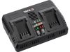 YATO Intelligens dupla akkumulátor töltő gépekhez 4,0 A 18 V