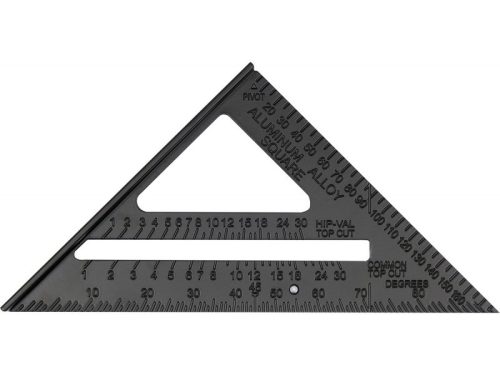 VOREL Talpas derékszög vonalzó 250 x 180 mm alumínium