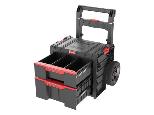 QBRICK SYSTEM PRO Görgős szerszámos láda 2 fiókos
