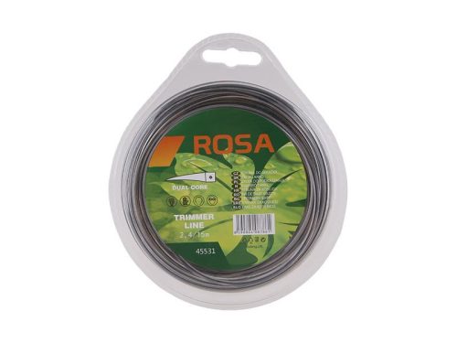 ROSA Fűnyíró damil 2,4 mm x 15 m erősített négyzet