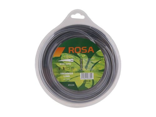 ROSA Fűnyíró damil 4 mm x 15 m erősített négyzet