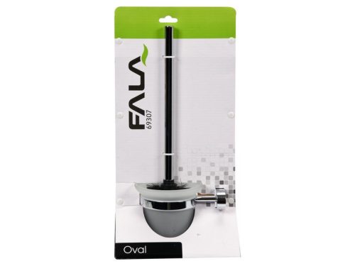 FALA WC kefe és tartó Oval Chrome