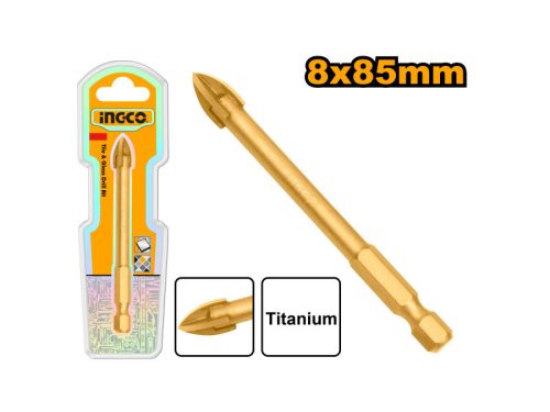 INGCO Üveg és csempefúrószár 8 mm bit befogás