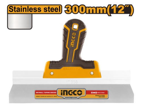 INGCO Spatulya fali 300 mm inox lágy fogantyús