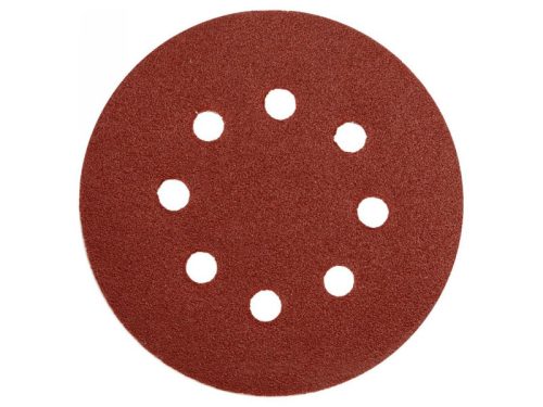 GERMAFLEX Tépőzáras fíbertárcsa 125 mm / P100 8 lyukas