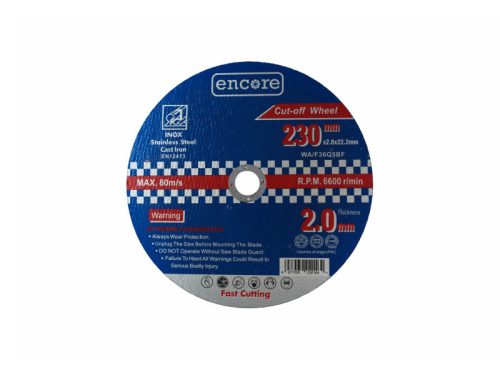 ENCORE Vágókorong fémre 230 x 2,0 x 22,23 mm STEEL