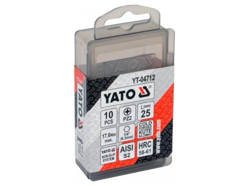 YATO Bithegy PZ2 x 25 mm (10 db)