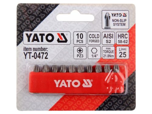 YATO Bithegy PZ3 x 25 mm (10 db)