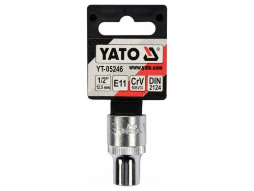 YATO Dugókulcs külső torx 1/2" E11 CrV