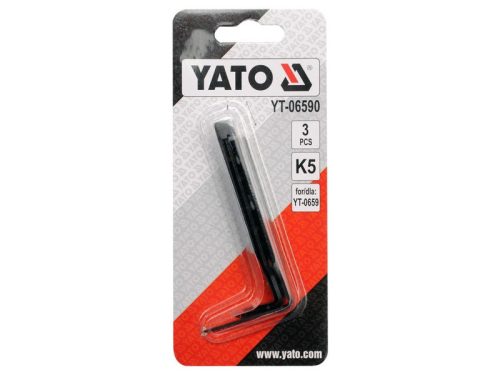 YATO Tartalék pengék YT-0659 szélvédőkivágó késhez (3 db)