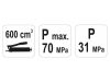 YATO Karos zsírzó 600 ml 31-70 mPa