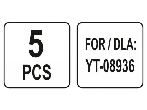YATO Akasztó perforált falhoz (5 db)