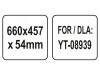 YATO Fém munkafelület 660 x 457 x 54 mm az YT-08939 munkalaphoz