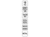 YATO Csiszolószalag 330 x 10 mm P120 (10 db)