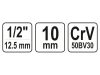 YATO Dugókulcs Spline 1/2" 10 mm CrV