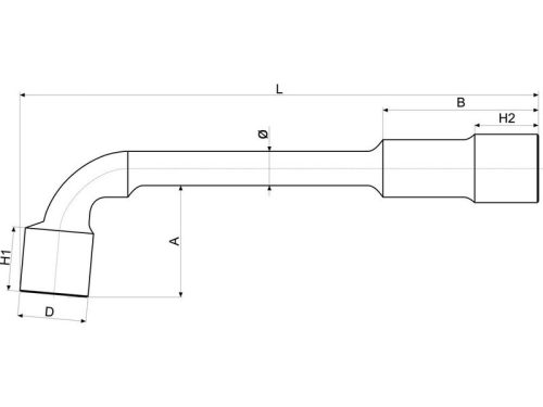 YATO Pipakulcs 18 mm / 192 mm CrV