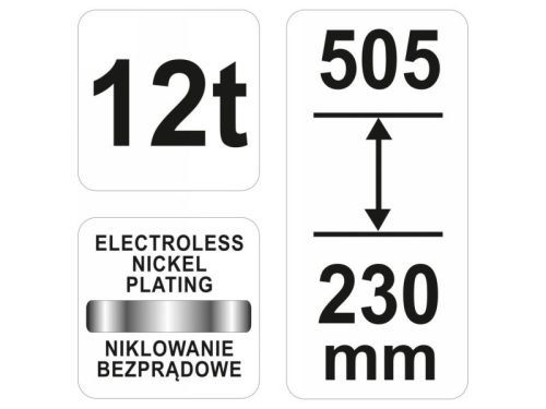 YATO Hidraulikus emelő 12t