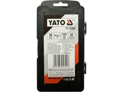 YATO Menetjavító készlet 30 részes M10 1,5 mm