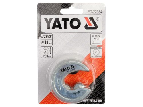 YATO Csővágó 18 mm (réz, alu, műanyag)