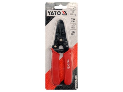 YATO Blankoló fogó 160 mm/0,8-2,6 mm