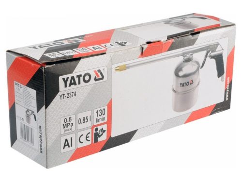 YATO Alsótartályos olajszóró pisztoly 850 ml alumínium