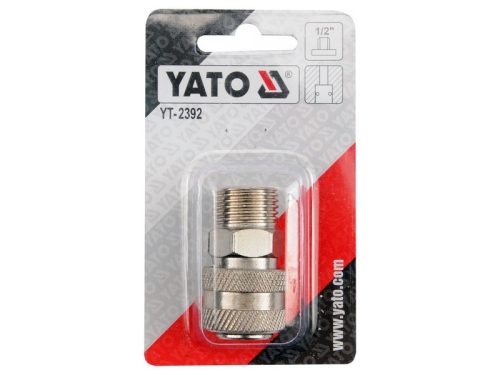 YATO Pneumatikus gyorscsatlakozó 1/2" menetes
