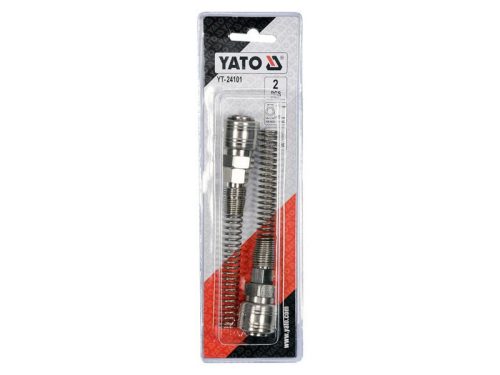 YATO Pneumatikus tömlő gyorscsatlakozó hüvely 1/4" csővéggel 6 x 10 mm