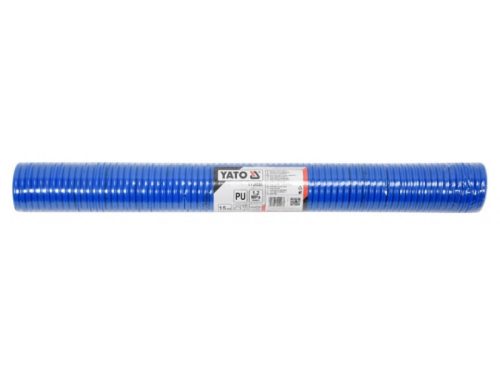 YATO Pneumatikus tömlő (spirál) gyorscsatlakozóval 5,5 x 8 mm x 15 m 1,2 MPa