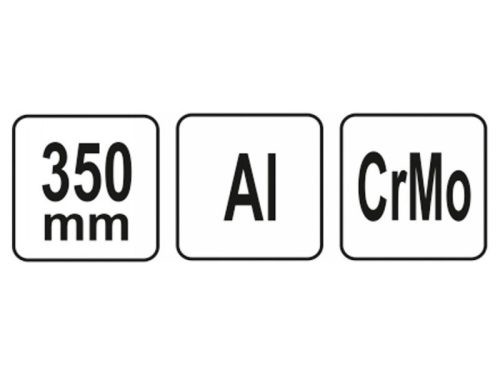 YATO Egykezes csőfogó 2" 350 mm alu
