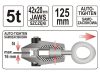 YATO Lemezhúzó egyenes, önszorító pofával