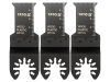 YATO Fűrészlap multifunkciós géphez 28,5 mm bimetál (3 db)
