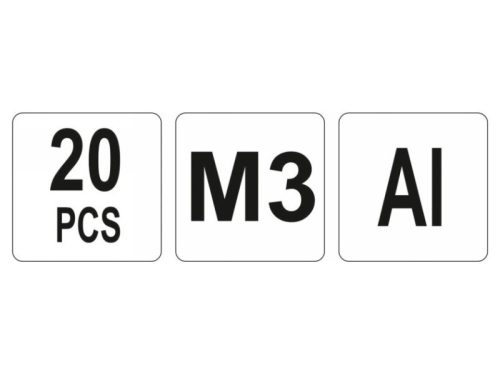 YATO Alumínium szegecsanya M3 (20 db)