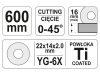 YATO Csempevágó 600 mm 1 sínes