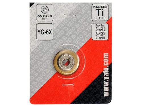 YATO Csempevágó kerék 22 x 11 x 2 mm YT-3705, YT-3706, YT-3707, YT-3708 csempevágóhoz